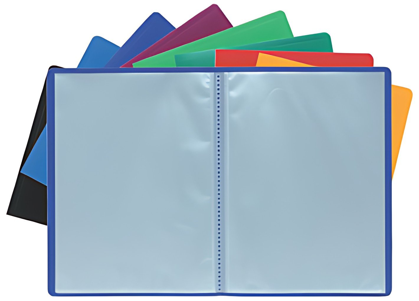 EXACOMPTA Protège-documents, A4, PP, 100 pochettes, noir