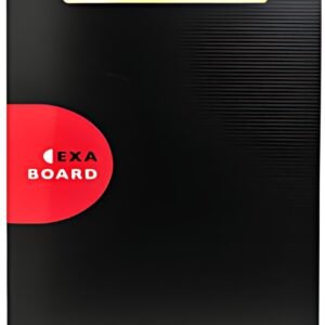 EXACOMPTA Porte-bloc avec rabat EXABOARD, A4, PP, noir