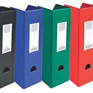 EXACOMPTA Porte-revues, A4, carton, 100 mm, bleu