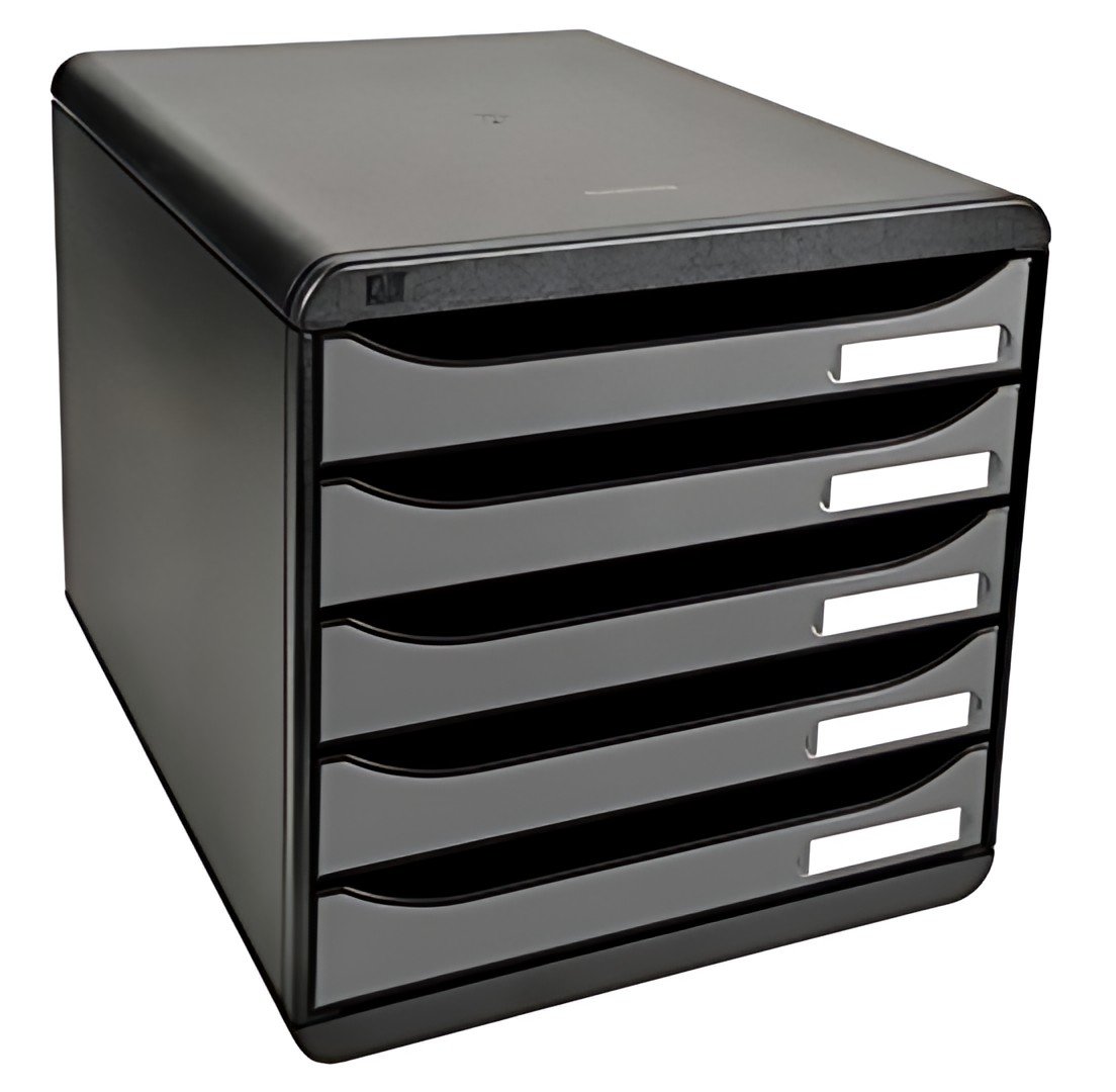 EXACOMPTA Module de classement BIG-BOX PLUS, 5 tiroirs,