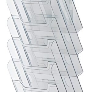 EXACOMPTA Trieur mural, A4 vertical, 6 cases, transparent