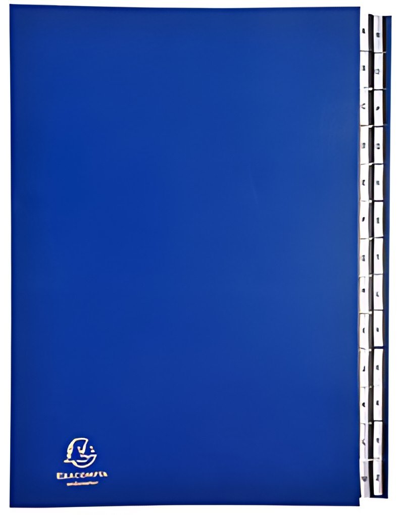 EXACOMPTA Trieur Ordonator, A4, A-Z, 26 compartiments, bleu