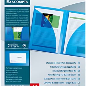 EXACOMPTA Chemise de présentation, en PP, A4, cristal
