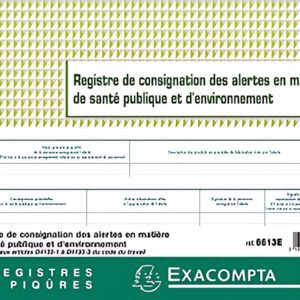 EXACOMPTA Piqûre "Registre de consignation", 240 x 320 mm