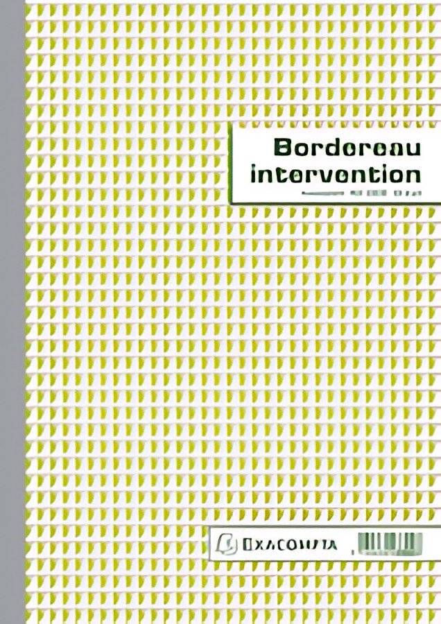 EXACOMPTA Manifold "Bordereau intervention", dupli