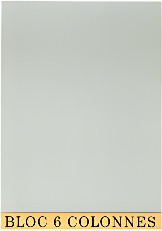 EXACOMPTA Bloc de contrôle comptable, 297 x 210 mm
