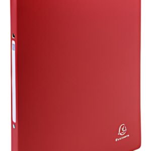 EXACOMPTA Classeur souple, PP, 2 anneaux, A4, rouge