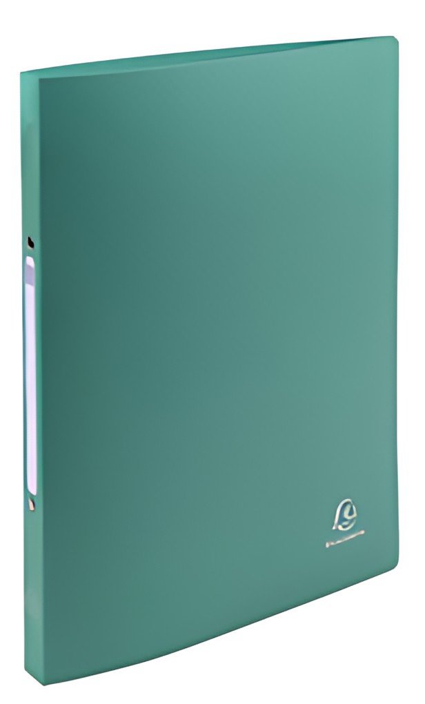 EXACOMPTA Classeur souple, PP, 2 anneaux, A4, vert foncé