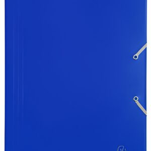 EXACOMPTA Chemise à élastiques Opaque Eco, PP, A4, bleu