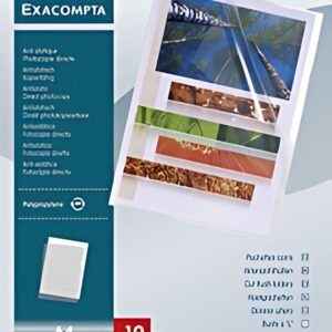 EXACOMPTA Pochette coin, A4, PP, 0,12 mm, transparent lisse