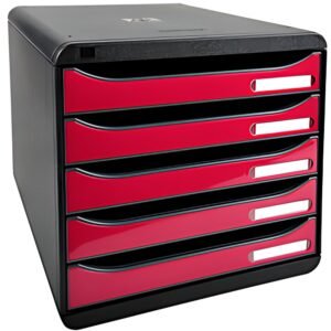 EXACOMPTA Module de classement BIG-BOX PLUS, 5 tiroirs,
