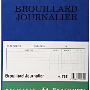 EXACOMPTA Piqûre "Brouillard Journalier", 270 x 195 mm