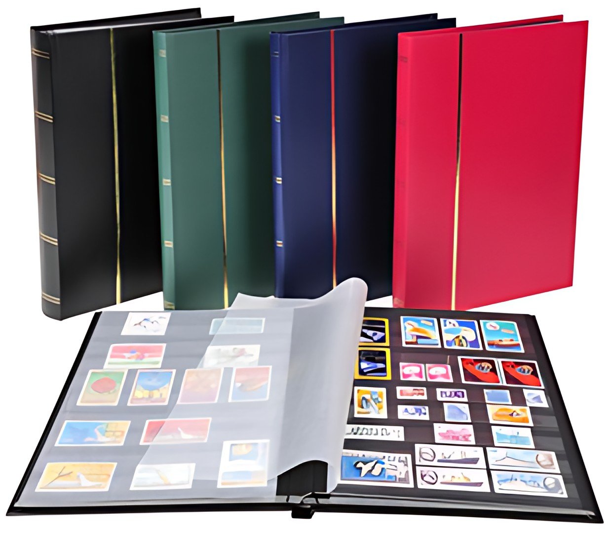EXACOMPTA Album de timbres, 225 x 305 mm, 16 pages, noir