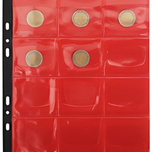 EXACOMPTA Pochette pour classeur numismatique, 30 cases