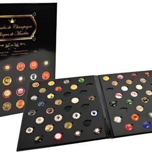 EXACOMPTA Album pour capsules de champagne, noir