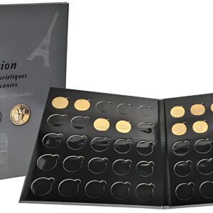 EXACOMPTA Album pour 50 médailles touristiques, gris
