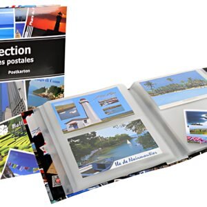 EXACOMPTA Album pour 200 cartes postales, 200 x 255 mm