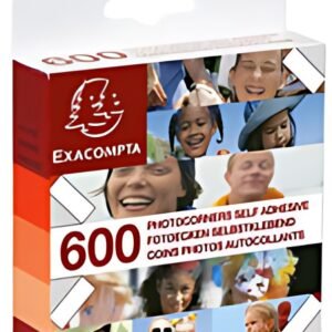 EXACOMPTA Coins pour photos, transparent, autocollant