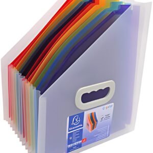 EXACOMPTA Trieur de bureau Crystal, 12 compartiments