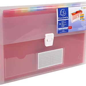 EXACOMPTA Trieur valisette Crystal, 13 compartiments