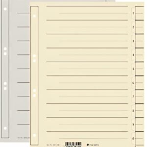 EXACOMPTA Intercalaires, A4 extra large, chamois