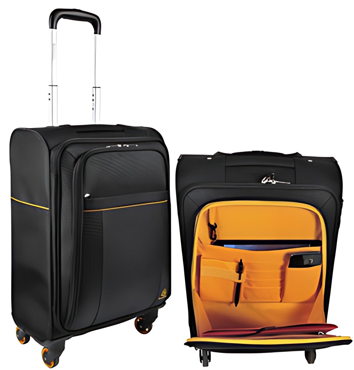 EXACOMPTA Trolley de voyage EXACTIVE, polyester, noir