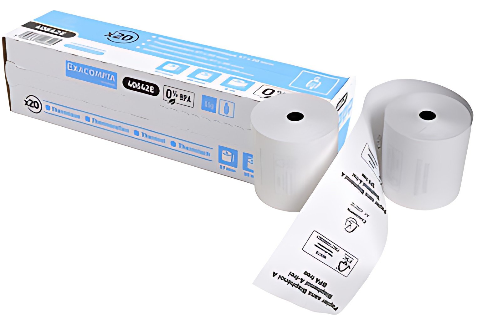 EXACOMPTA Bobine thermique pour caisse, 80 mm x 72 m