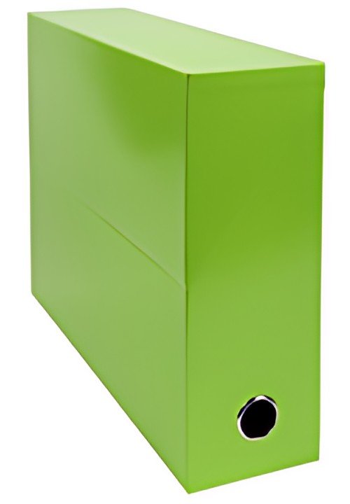 EXACOMPTA Boîte transfert Iderama, 90 mm, vert anis
