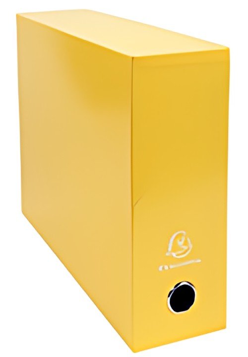 EXACOMPTA Boîte transfert Iderama, 90 mm, jaune