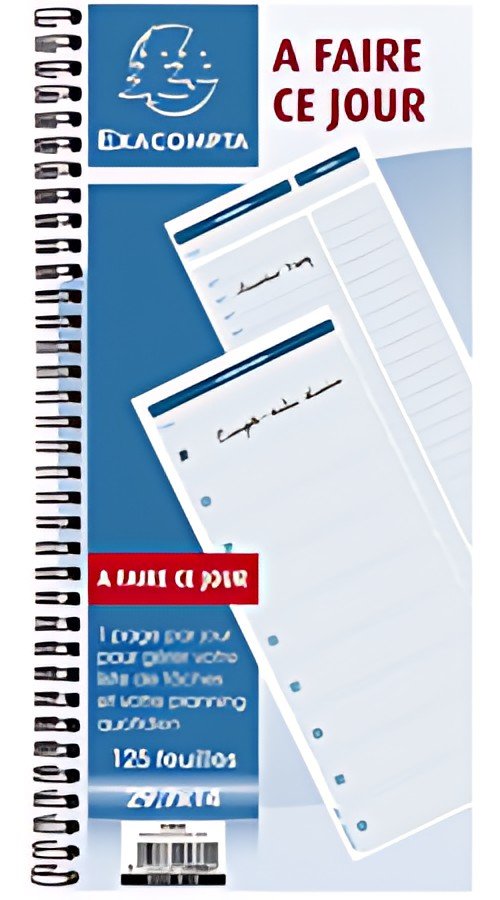 EXACOMPTA Bloc "A faire ce jour", 297 x 140 mm
