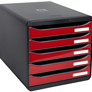 EXACOMPTA Module de classement BIG-BOX PLUS, 5 tiroirs