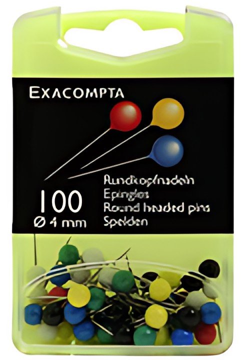 EXACOMPTA Epingle de signalisation, taille: 4 mm, assorti