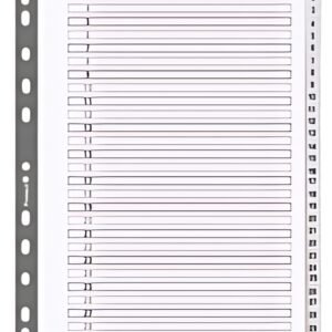 EXACOMPTA Intercalaires en carton 1-31, A4, 31 touches