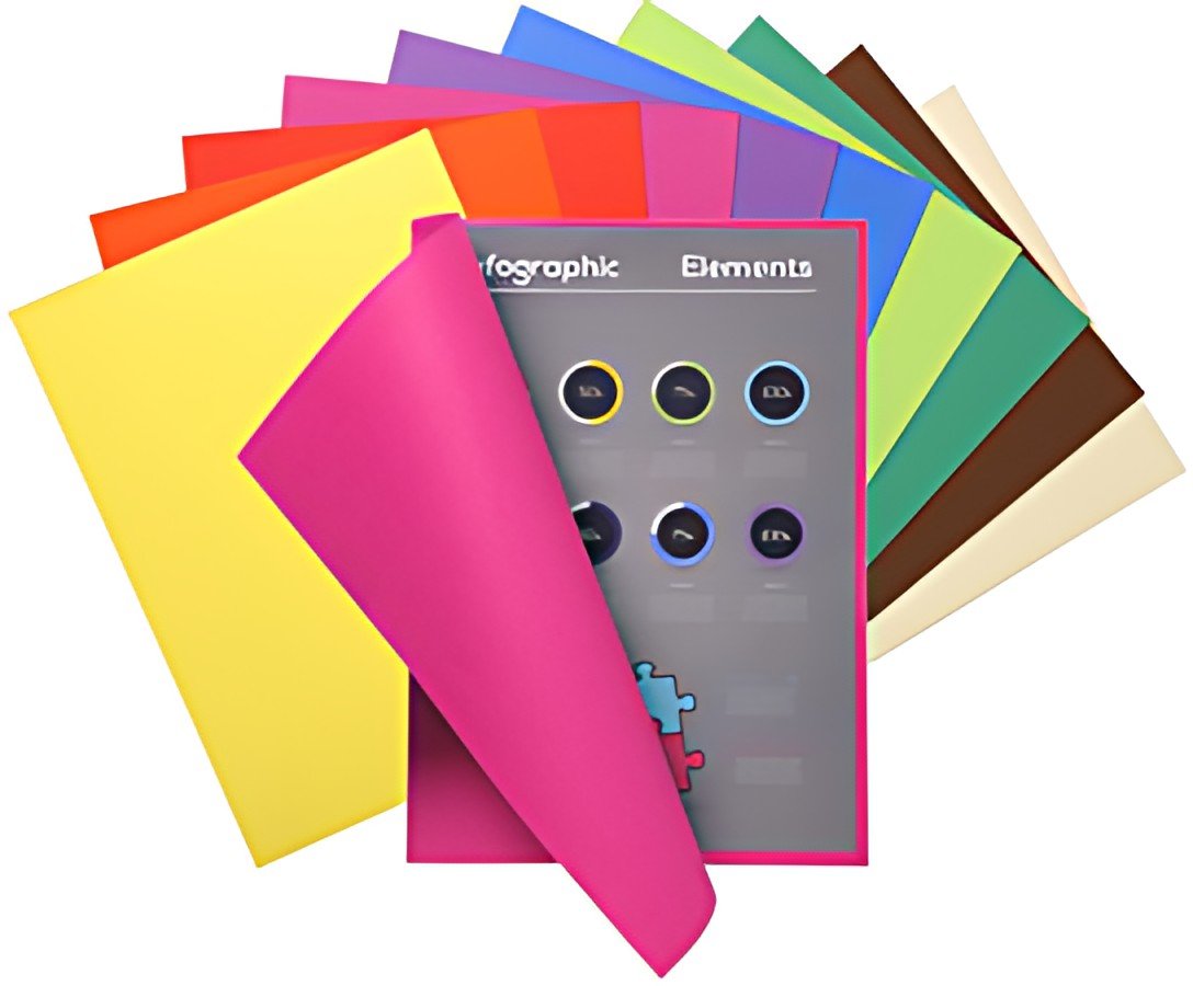 EXACOMPTA Sous-chemise FLASH 80, A4, carton, assorti