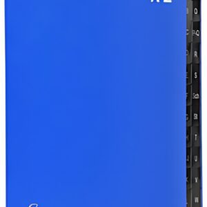 Dossier de bureau EXACOMPTA, DIN A4, A-Z, 24 compartiments, bleu