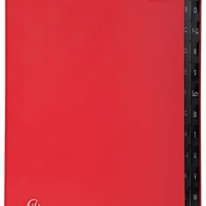 Dossier de bureau EXACOMPTA, DIN A4, A-Z, 24 compartiments, rouge