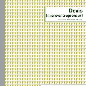EXACOMPTA Manifold "Devis micro entrepreneur", 297 x 210 mm