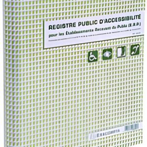 EXACOMPTA Registre "Registre Public d'Accessibilité (ERP)"