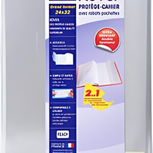 EXACOMPTA Protège-cahier Kover, PVC, 240 x 320 mm, incolore
