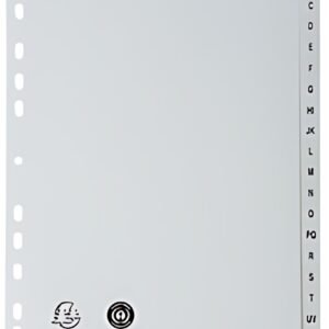 EXACOMPTA Intercalaires en plastique, A-Z, A4, 26 touches