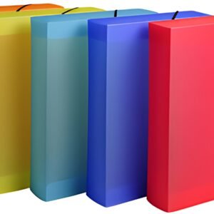 EXACOMPTA Boîte de classement Linicolor, PP, 60 mm, assorti