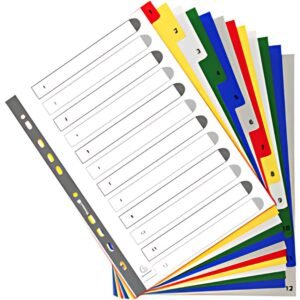 EXACOMPTA Intercalaires à chiffre, 1-31, A4+, 31 touches