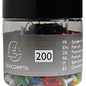 EXACOMPTA Epingle d'affichage Push Pins, assorti