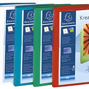 EXACOMPTA Classeur personnalisable Kreacover, PP, A4,assorti