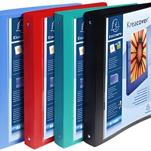 EXACOMPTA Classeur personnalisable Kreacover, PP, A4,assorti