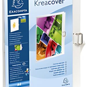 EXACOMPTA Chemise à dos extensible Kreacover, A4, blanc