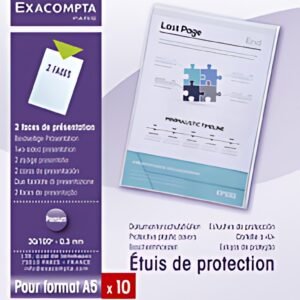 EXACOMPTA Etui de protection Doc Protect, A5, PVC