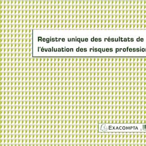 EXACOMPTA Piqûre "Registre unique des résultats de ...