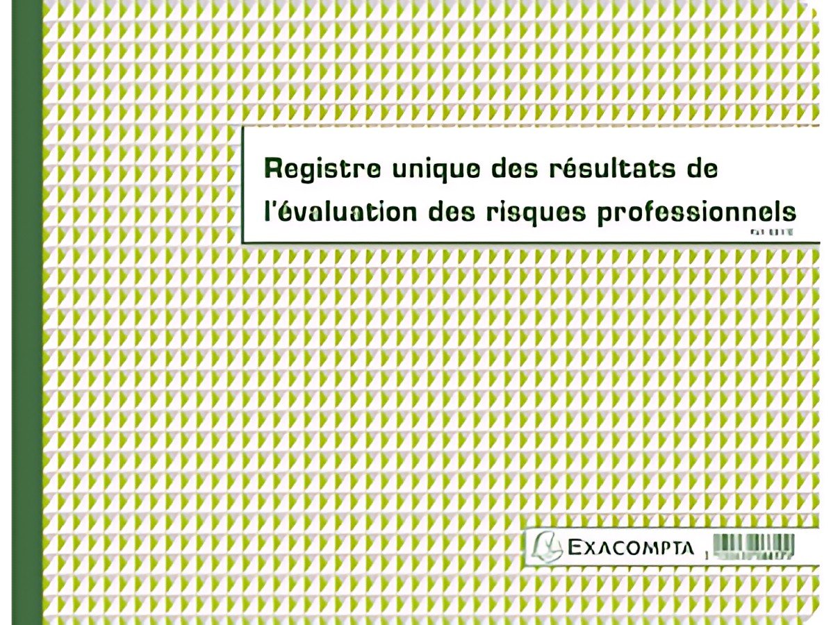 EXACOMPTA Piqûre "Registre unique des résultats de ...