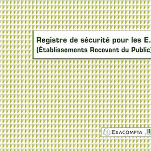 EXACOMPTA Piqûre "Registre de sécurité pour les E.R.P."
